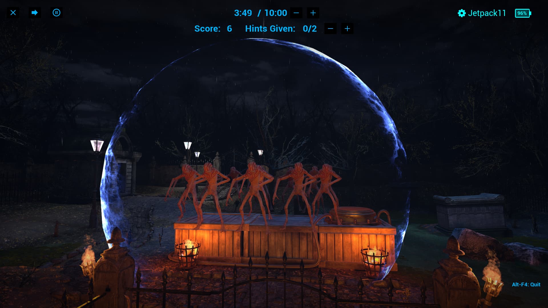 manor-of-escape-haunted-hallway-lantern-light