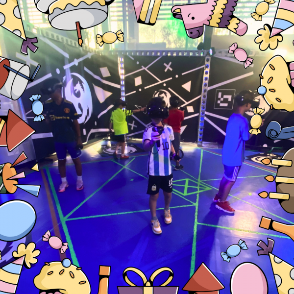 Virtual reality birthday parties