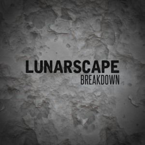Lunarscape: Breakdown - Escape Room For Kids logo with moon surface background